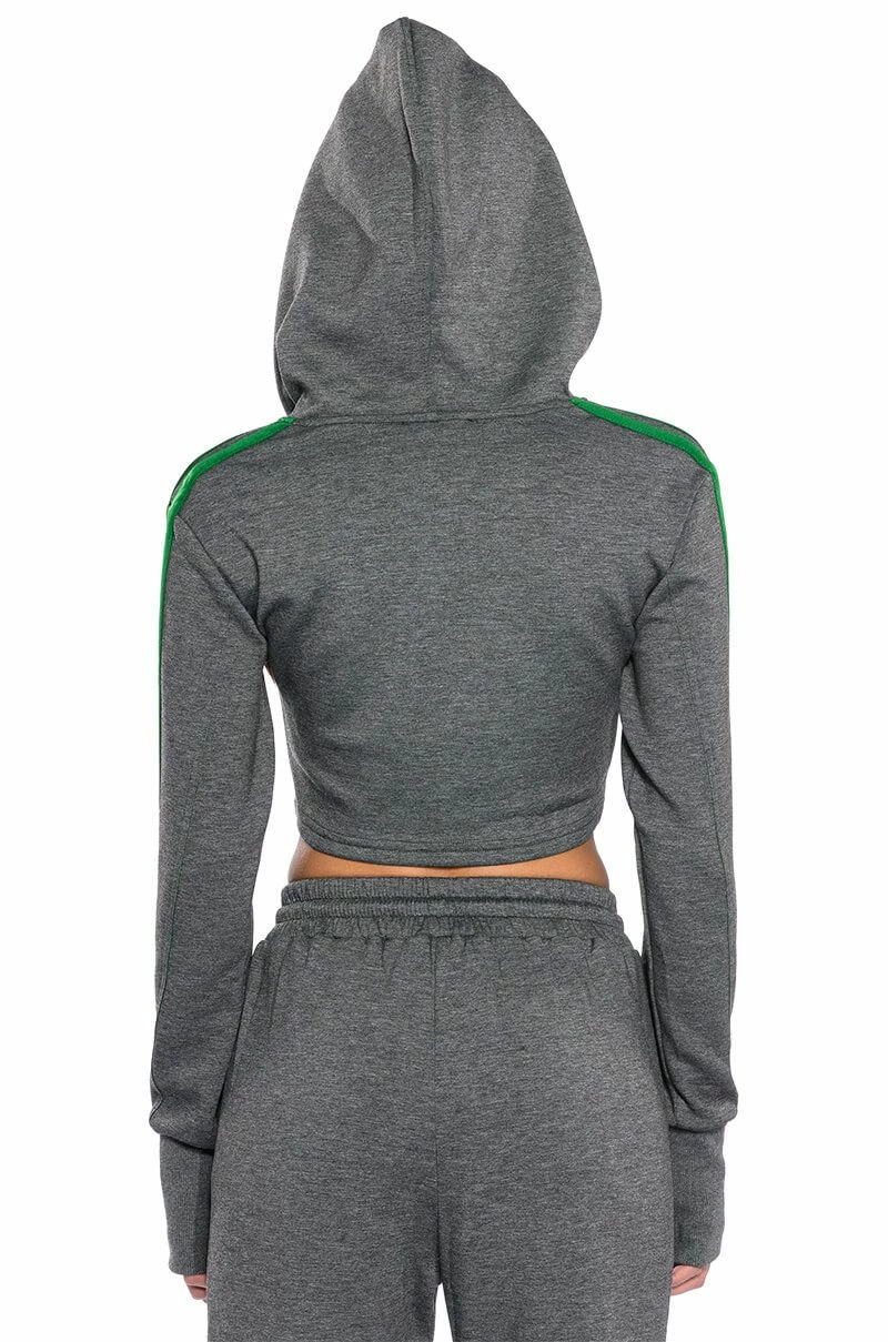 ACQUAINTED CROPPED HOODIE - Image 8