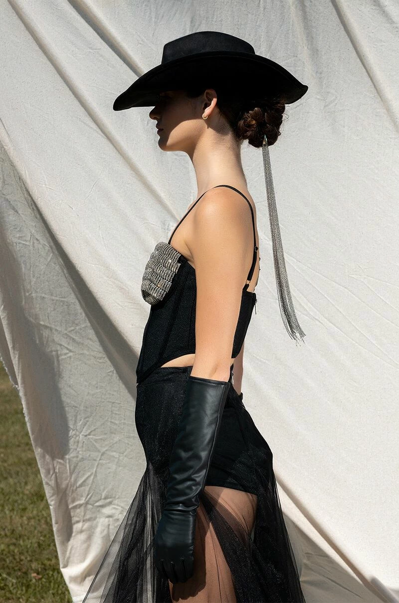 CHAMPAGNE WISHES EMBELLISHED CORSET - Image 3