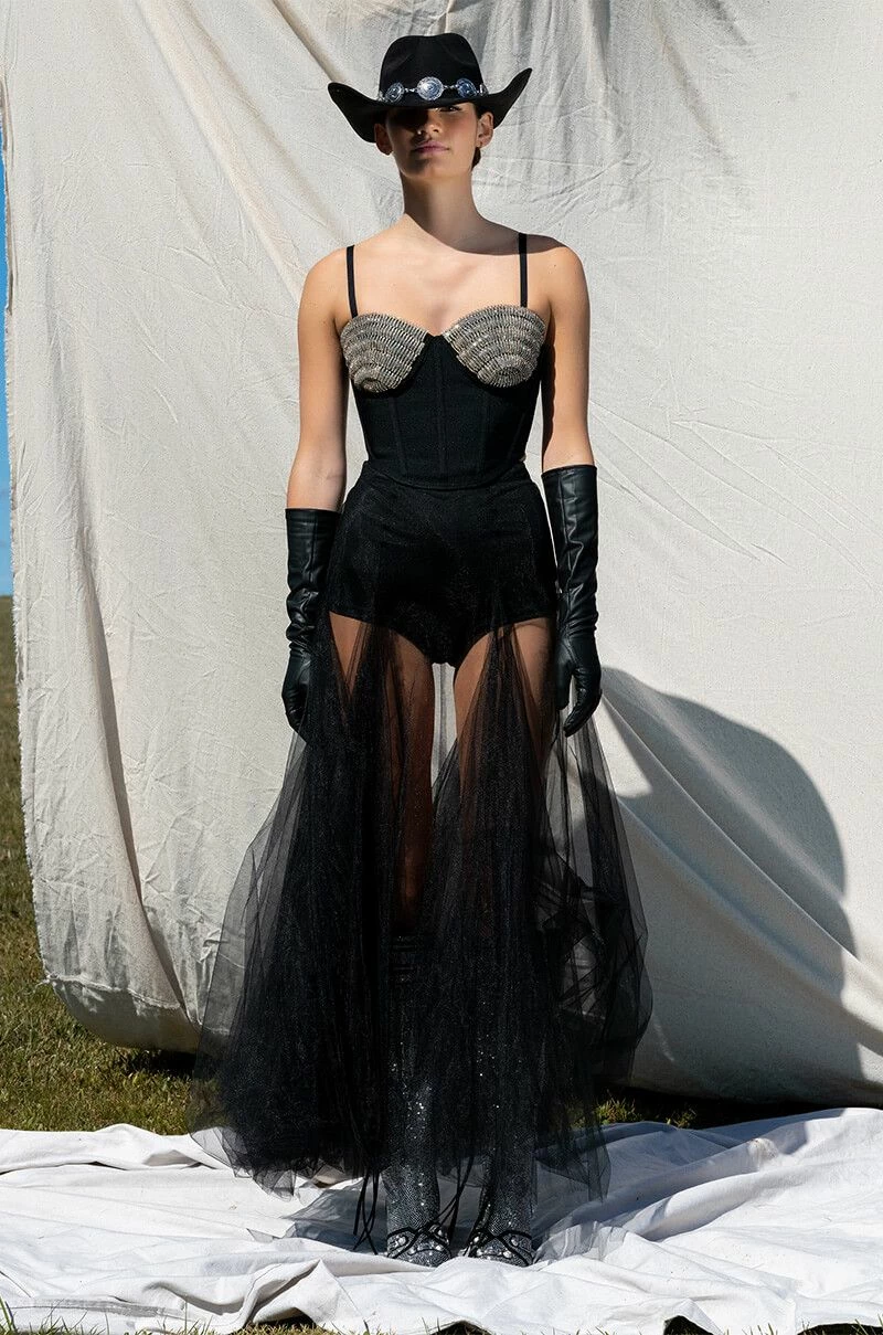 CHAMPAGNE WISHES EMBELLISHED CORSET - Image 6