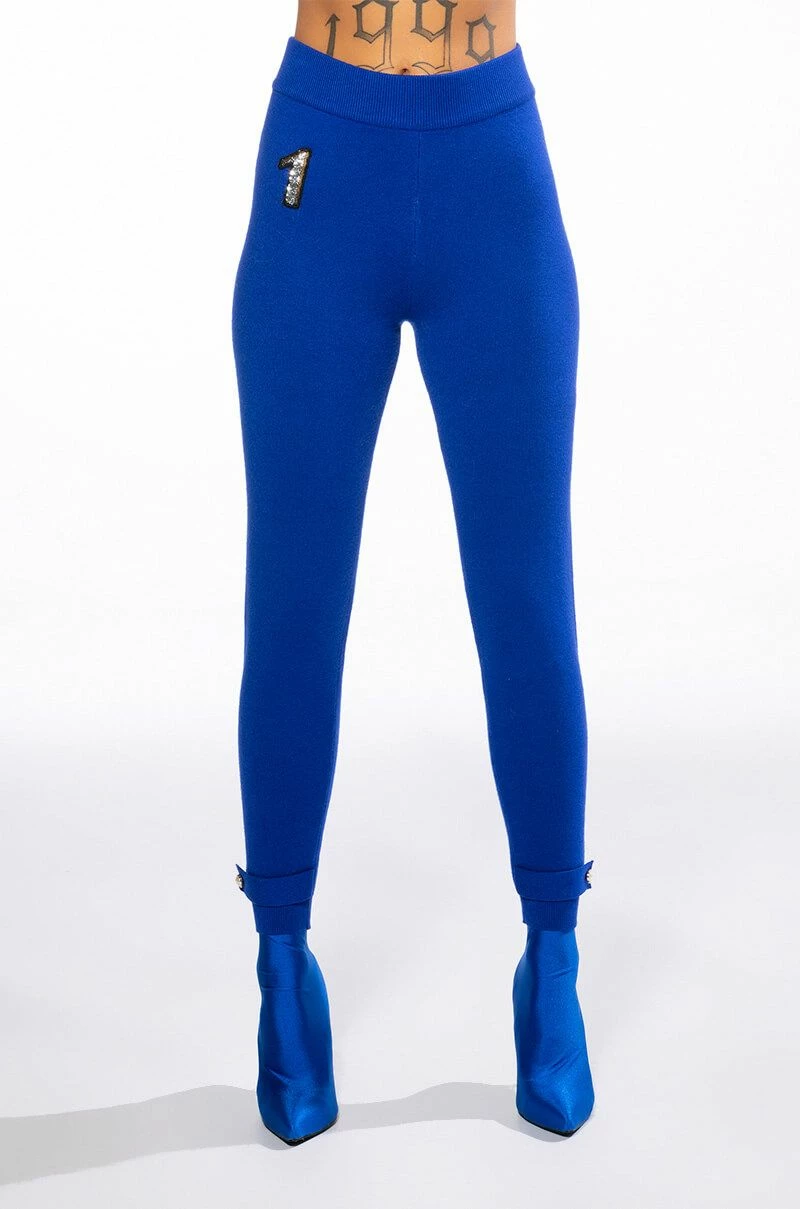 COLLEGIATE VARSITY BLUES KNIT LEGGING - Image 3