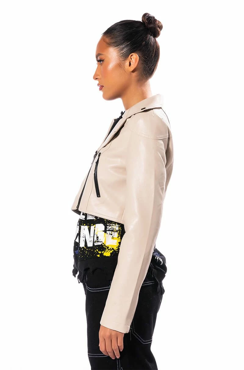 COUNT THE STARS BASIC MOTO JACKET - Image 6