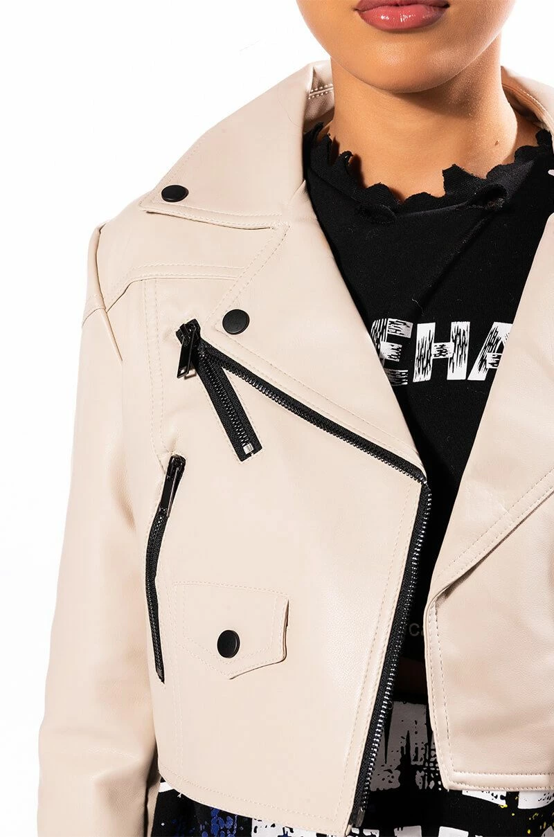 COUNT THE STARS BASIC MOTO JACKET - Image 8