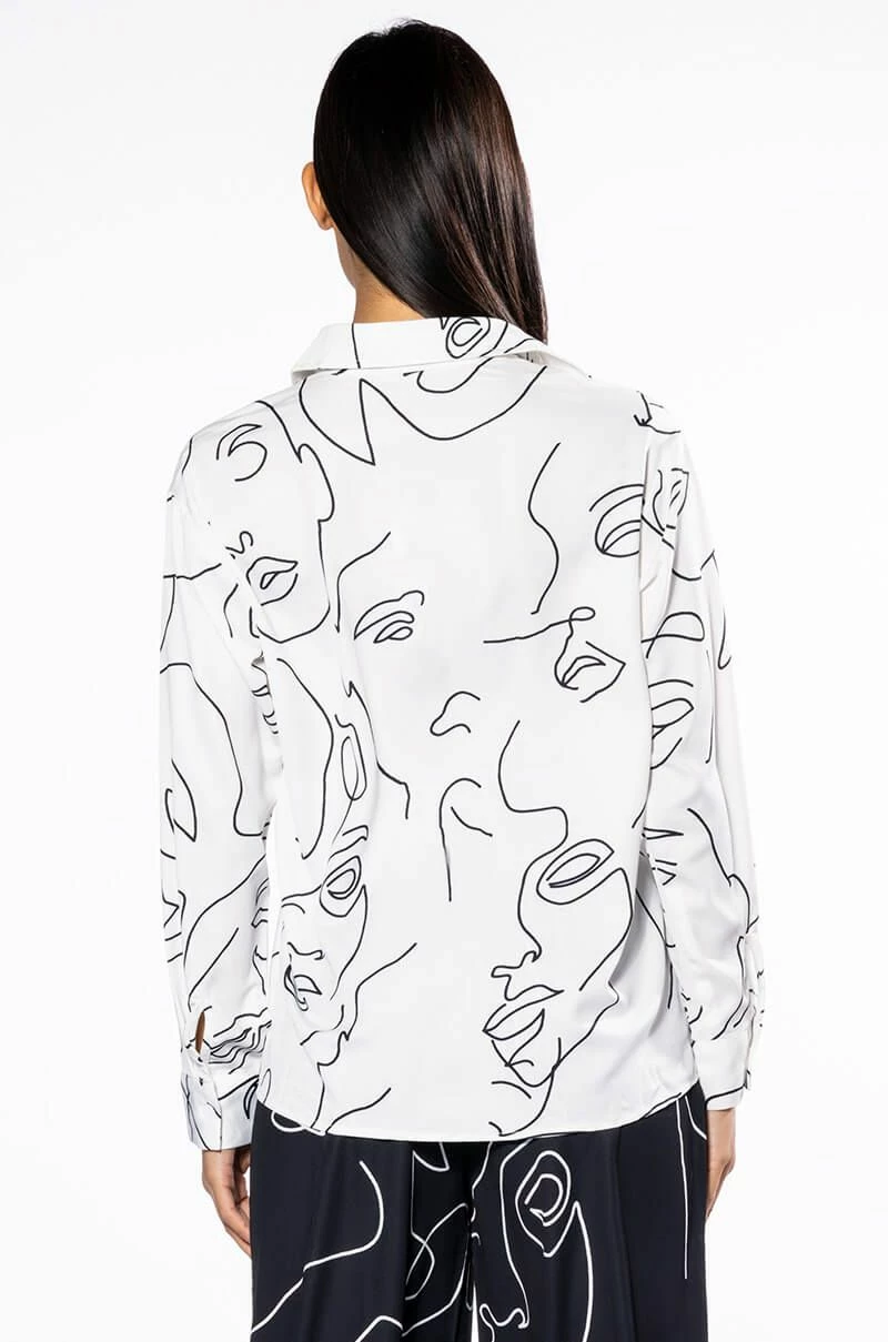 FACES BUTTON DOWN BLOUSE - Image 7