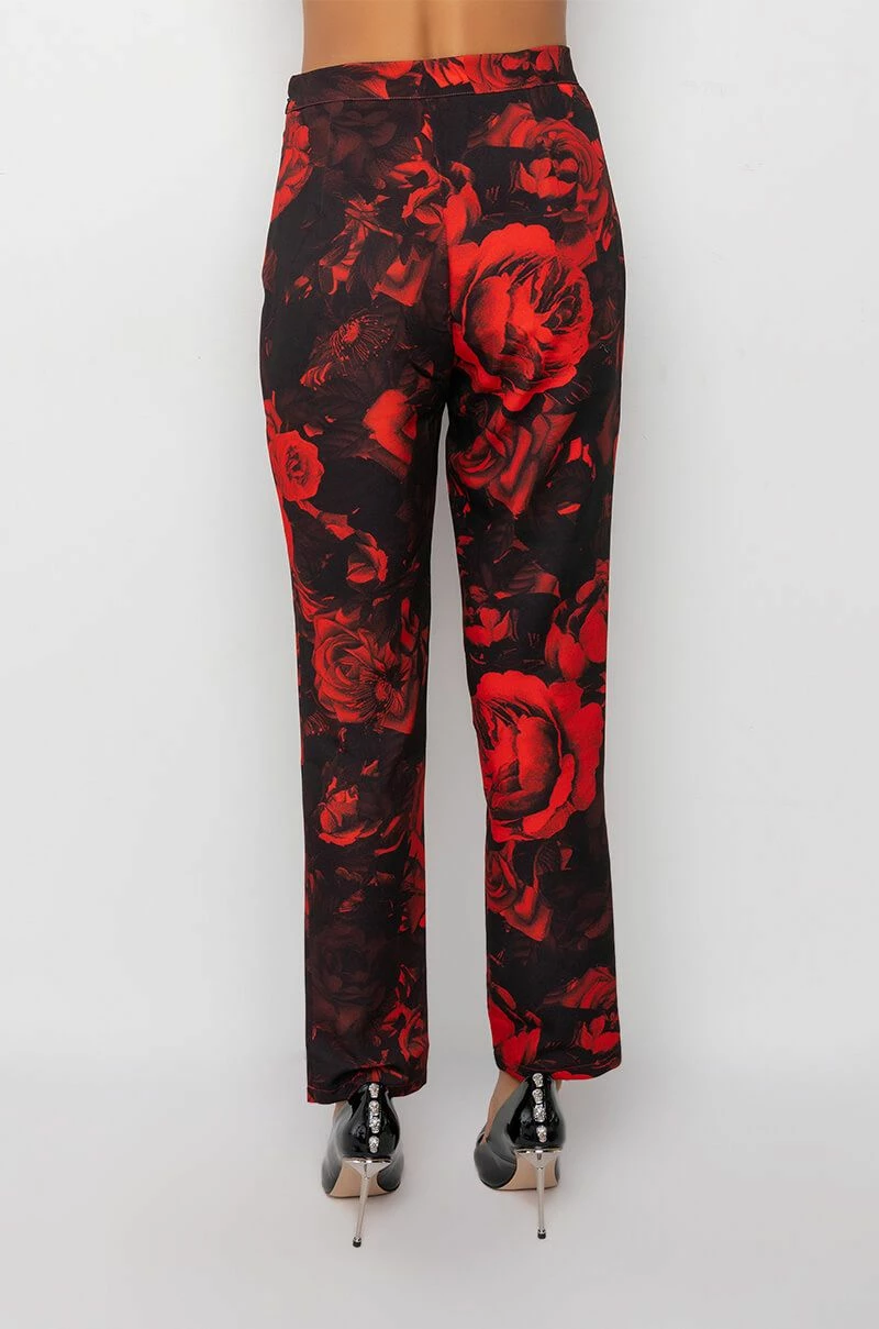 HARD TO HANDLE FLORAL TROUSERS - Image 5