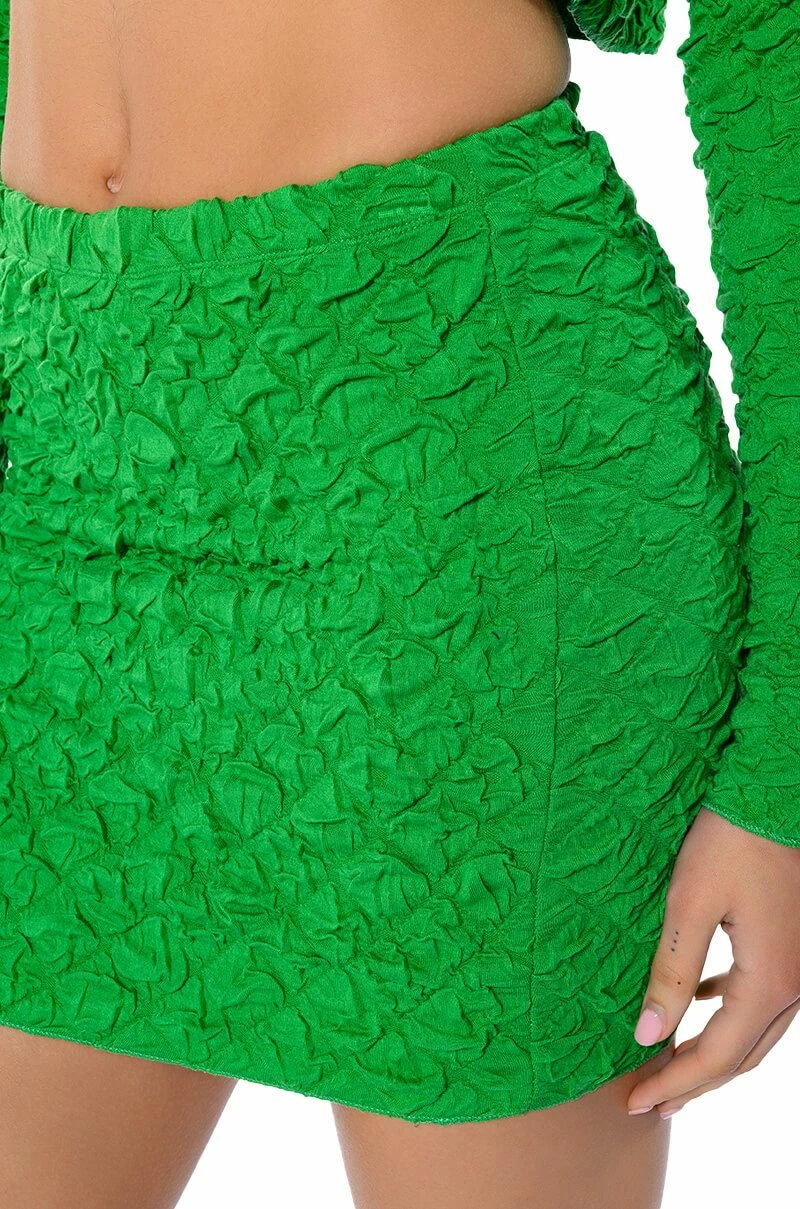 HIGHLIGHT OF YOUR DAY TEXTURED MINI SKIRT - Image 9