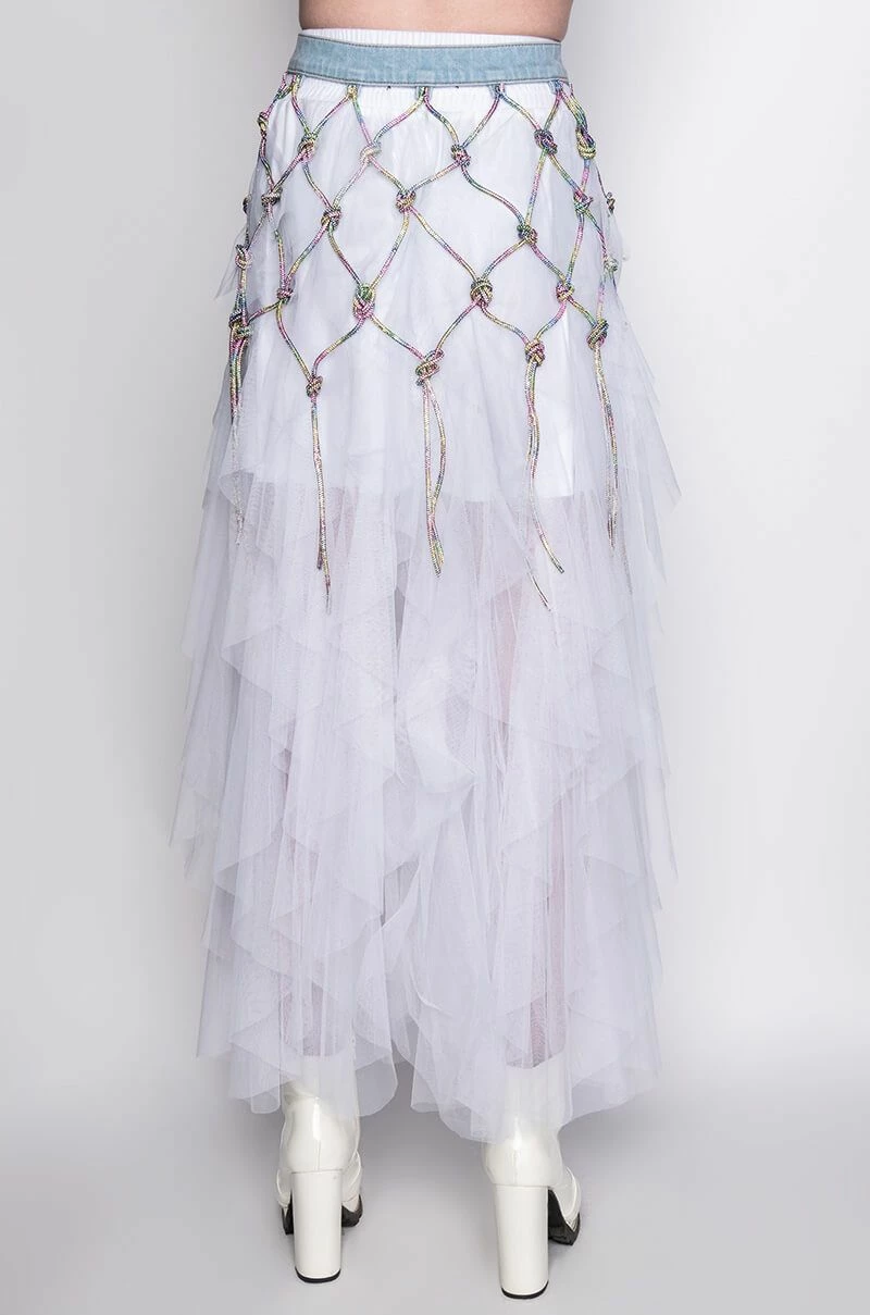 I AM ME CLYDE RAINBOW RHINESTONE CORD DENIM BELT - Image 12