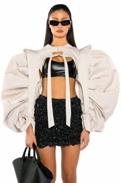 I DO IT ON THE DAILY DRAMA SLEEVE BOLERO