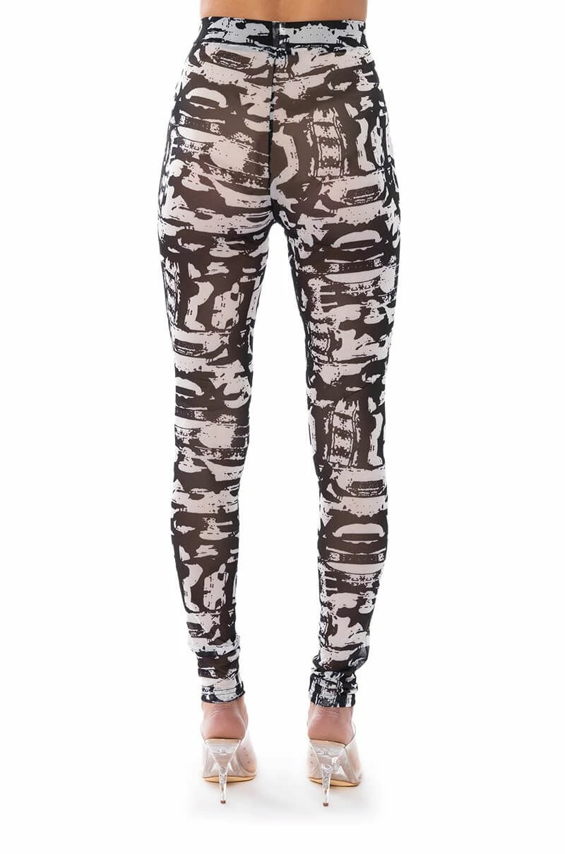 LIPS ARE SEALED MESH LEGGING - Image 7