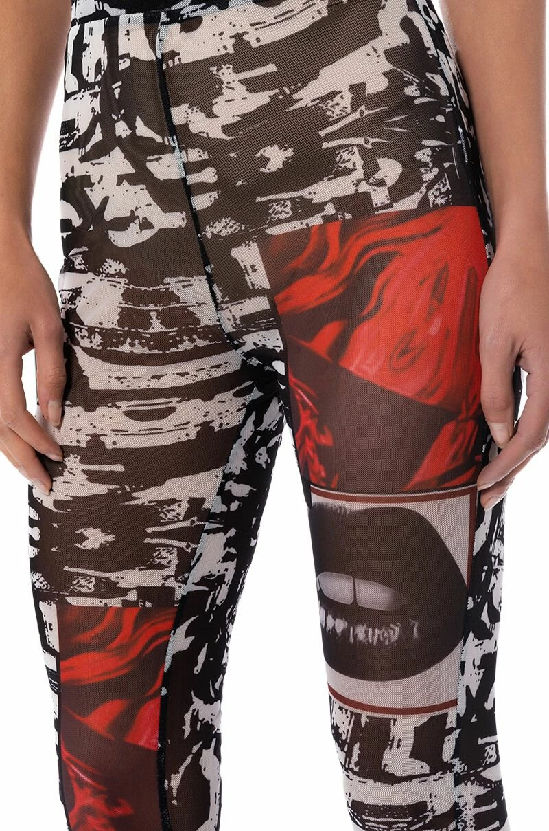 LIPS ARE SEALED MESH LEGGING - Image 8