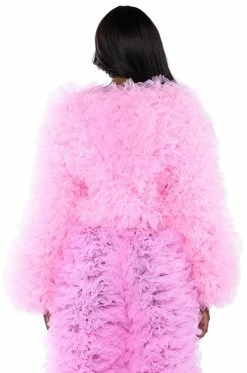 LOVE YOU LOU LOU TULLE JACKET IN PINK 22 LOVE YOU LOU LOU TULLE JACKET IN PINK -AKIRA store love you lou lou tulle jacket in pink pink 11 11