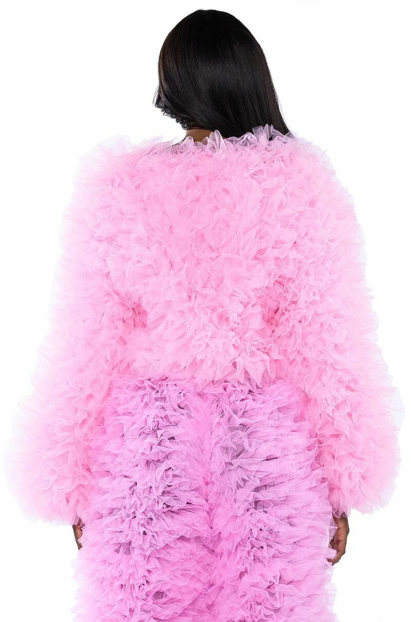 LOVE YOU LOU LOU TULLE JACKET IN PINK 11 LOVE YOU LOU LOU TULLE JACKET IN PINK - Image 11
