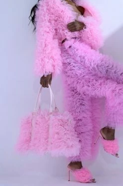 LOVE YOU LOU LOU TULLE JACKET IN PINK 15 LOVE YOU LOU LOU TULLE JACKET IN PINK -AKIRA store love you lou lou tulle jacket in pink pink 4 4