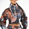 MAIN SQUEEZE REVERSIBLE PRINTED SCUBA SWEATSHIRT