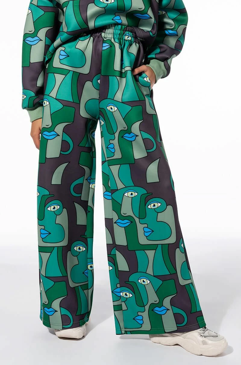 MEDUSA WIDE LEG SCUBA SWEATPANTS 1 MEDUSA WIDE LEG SCUBA SWEATPANTS