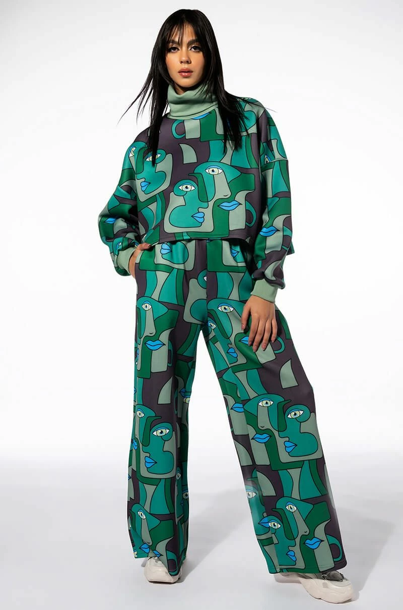 MEDUSA WIDE LEG SCUBA SWEATPANTS 2 MEDUSA WIDE LEG SCUBA SWEATPANTS - Image 2