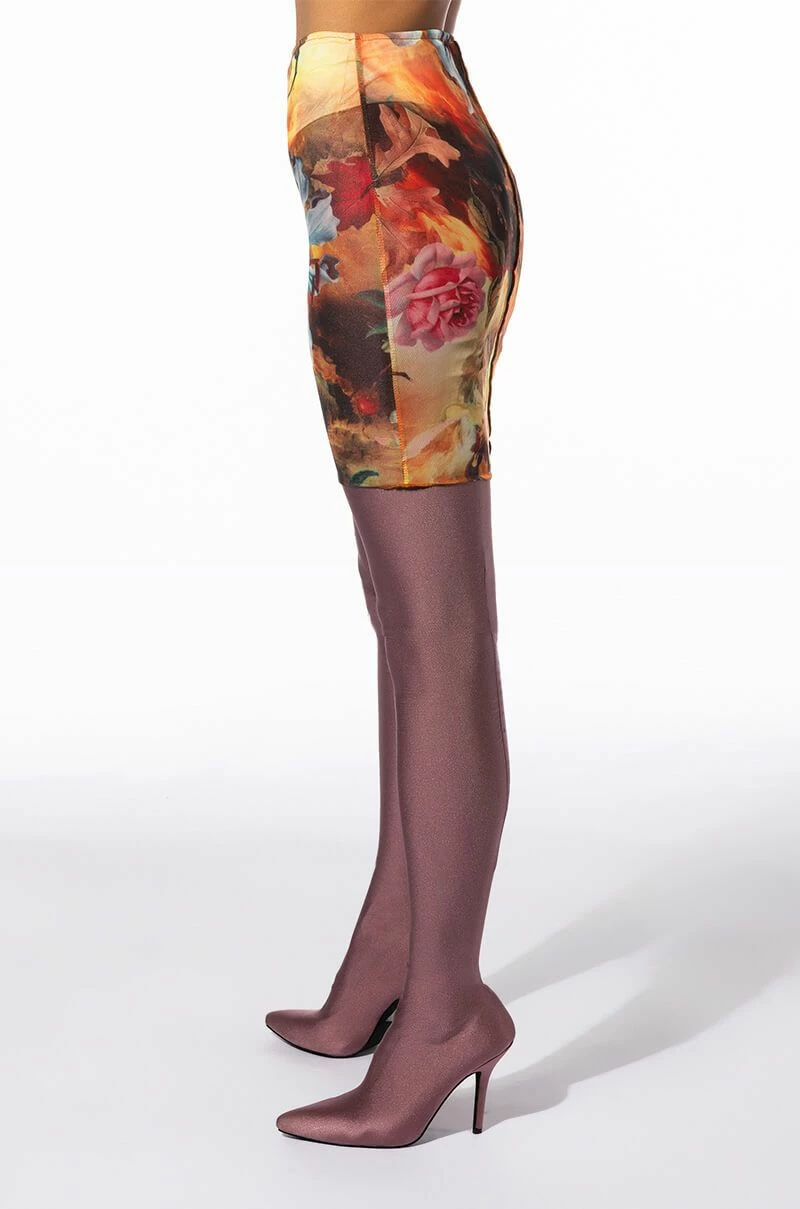 MIND YOURS MESH MINI SKIRT - Image 7