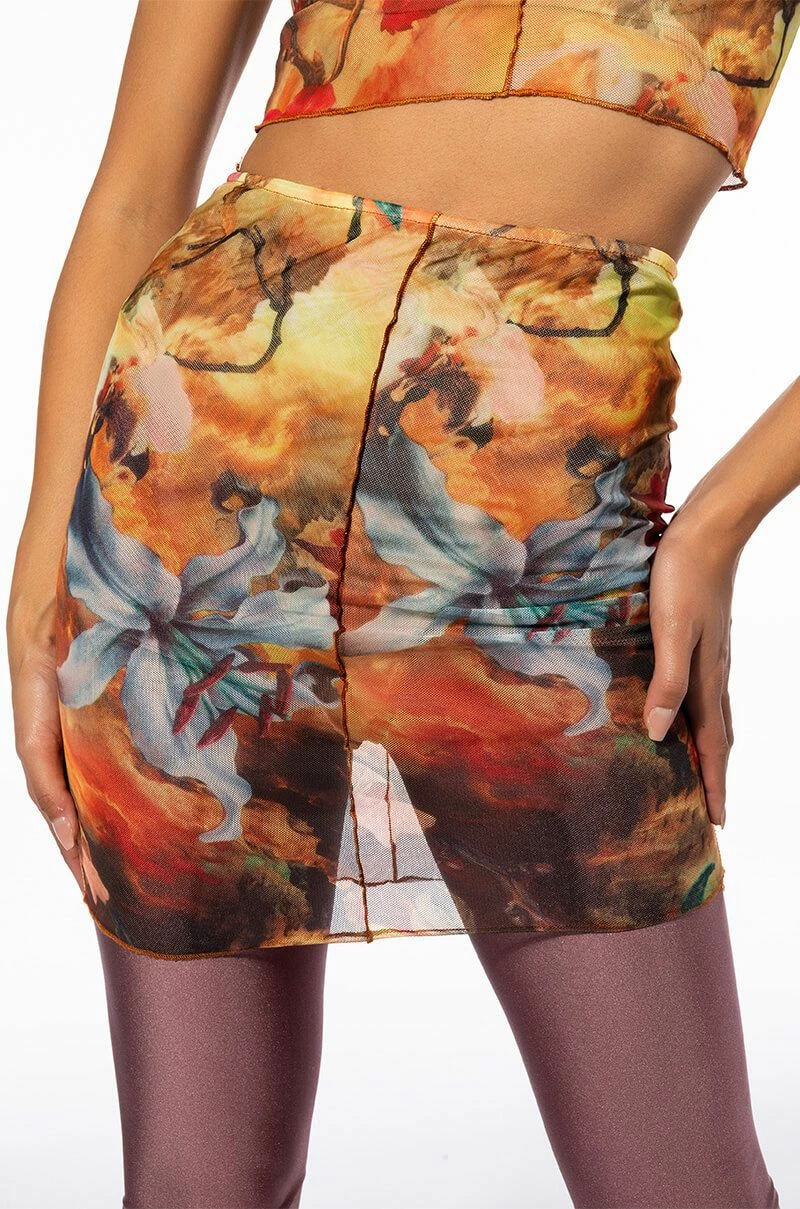 MIND YOURS MESH MINI SKIRT - Image 8