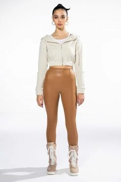 NEW RULES CROPPED HOODIE -AKIRA store new rules cropped hoodie ivory 8 8