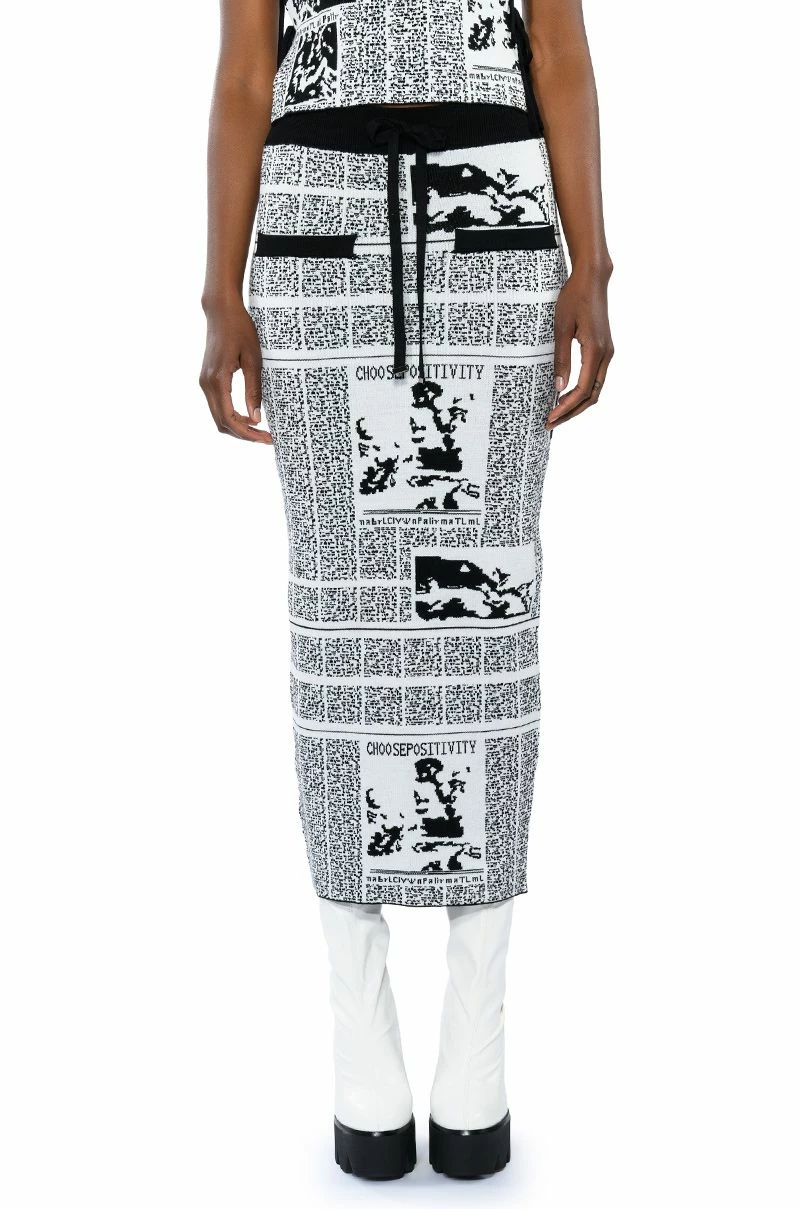 NEWSWORTHY KNIT MAXI SKIRT - Image 4