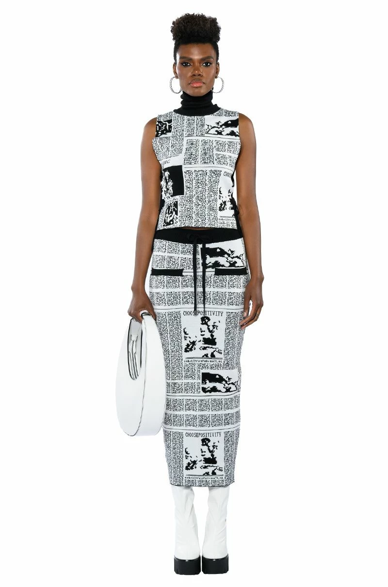 NEWSWORTHY KNIT MAXI SKIRT - Image 6