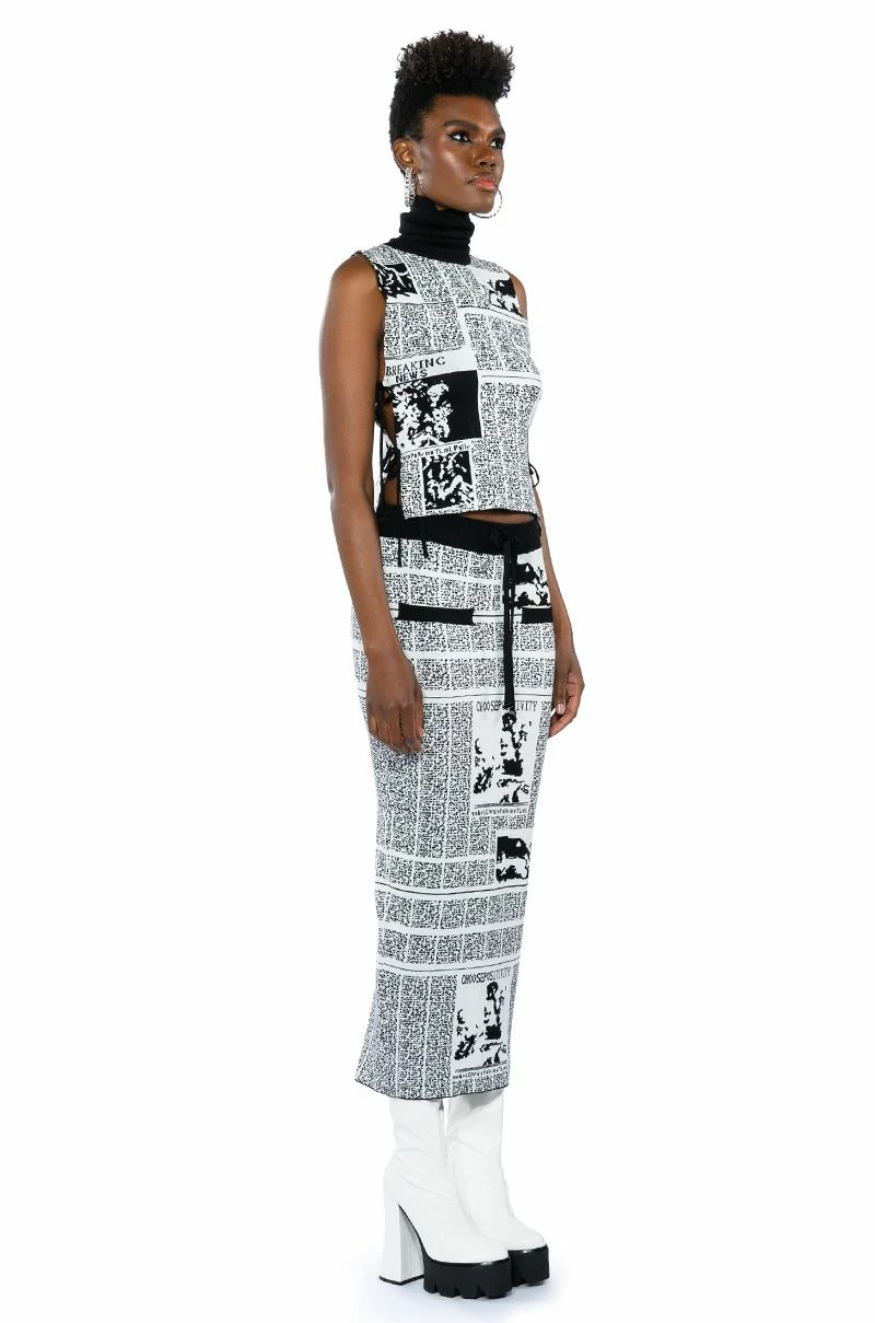 NEWSWORTHY KNIT MAXI SKIRT - Image 7
