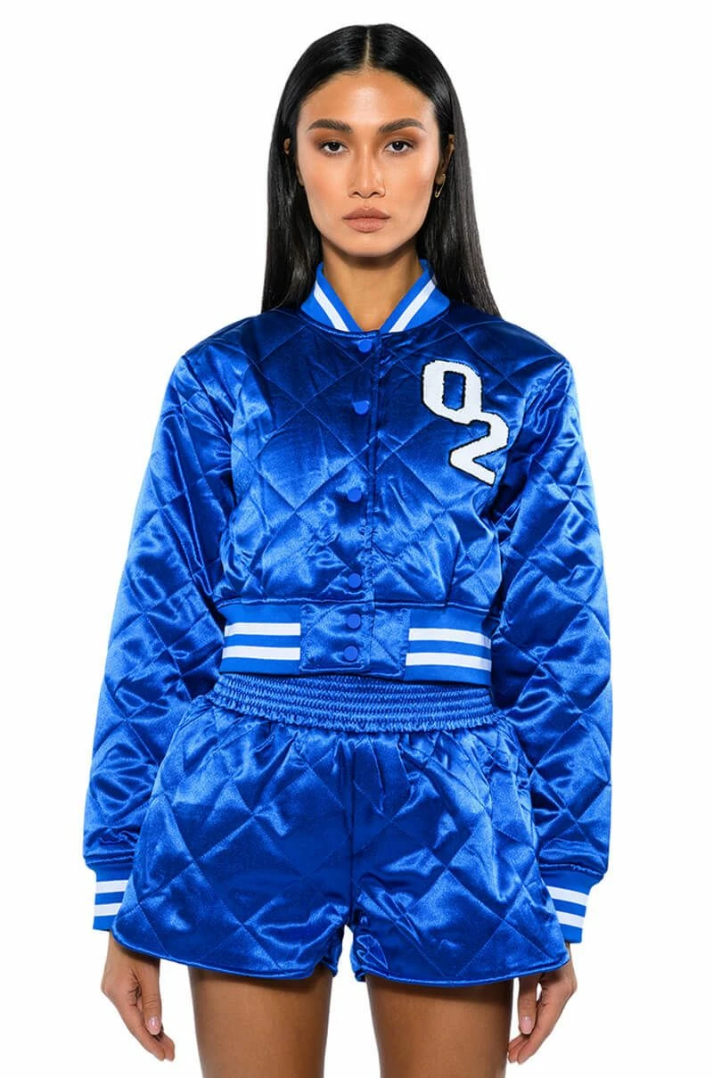 NO CAP QUILTED SATIN DOLPHIN SHORTS - Image 6