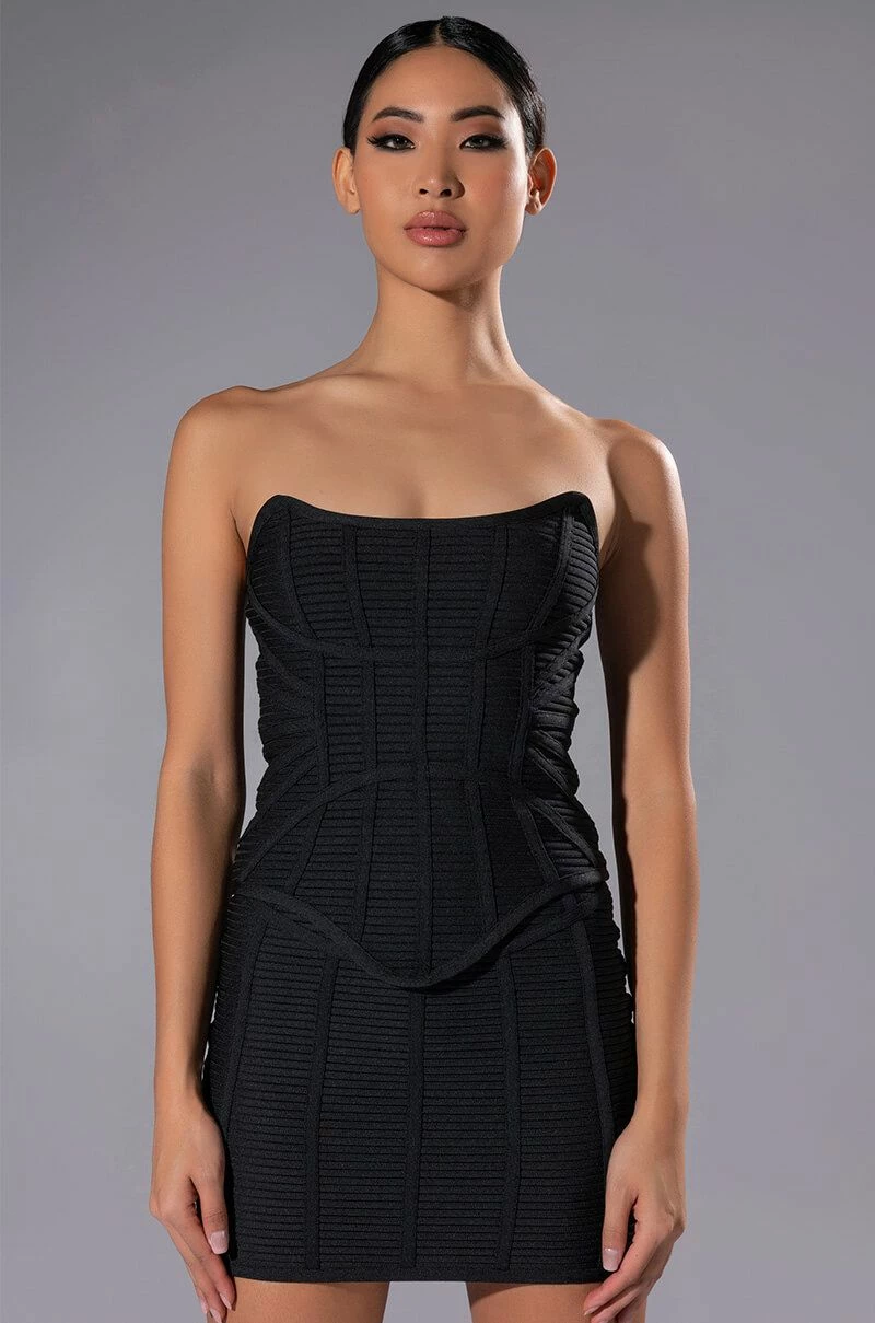 OCEAN EYES BANDAGE MINI SKIRT - Image 3