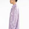 OH YOU FANCY SEQUIN BUTTON DOWN BLOUSE