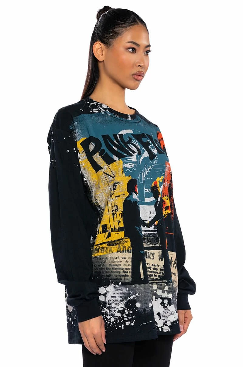 PINK FLOYD LONG SLEEVE GRAPHIC BAND TEE 2 PINK FLOYD LONG SLEEVE GRAPHIC BAND TEE - Image 2