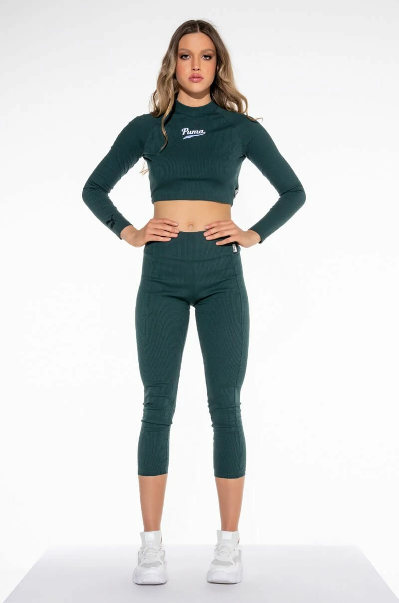 PUMA TEAM RIBBED LEGGING - Image 2