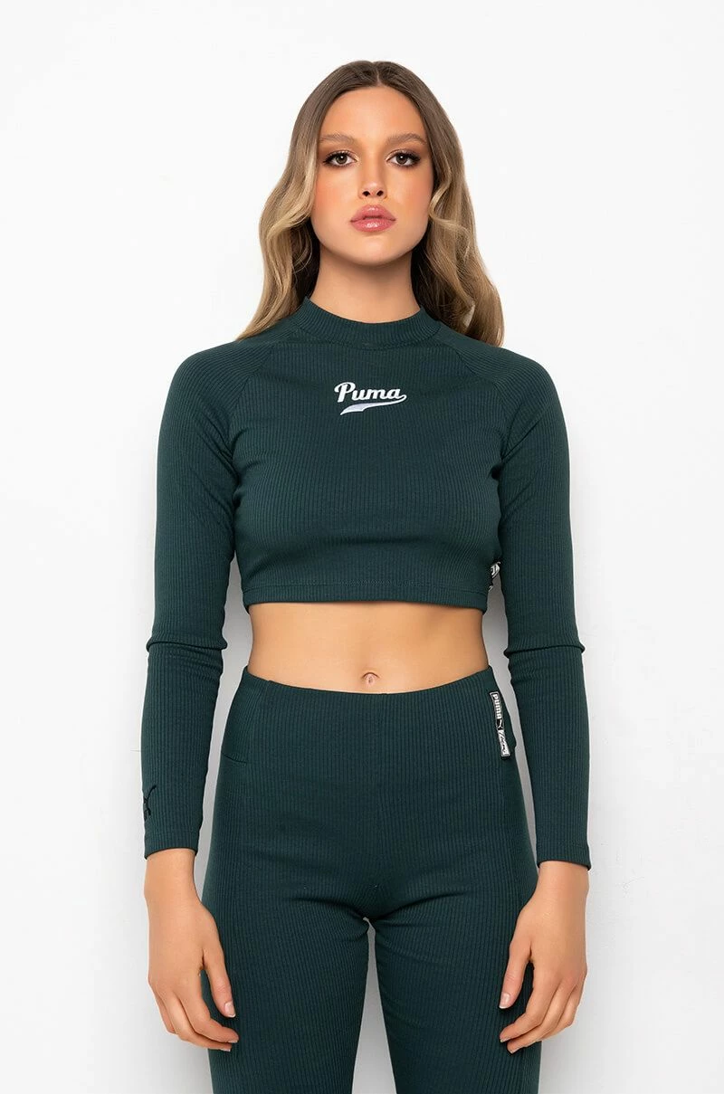 PUMA TEAM RIBBED LS TOP - Image 3