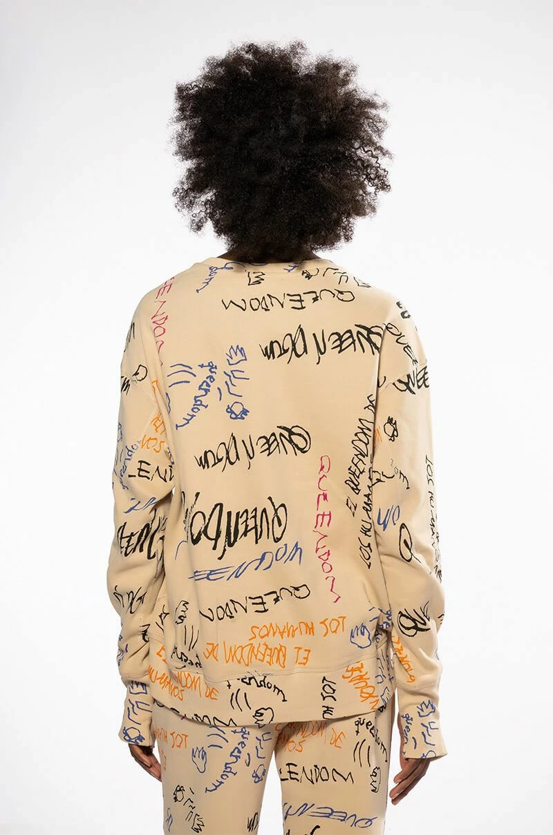 ROYALTY DRAWING CREWNECK SWEATSHIRT - Image 5