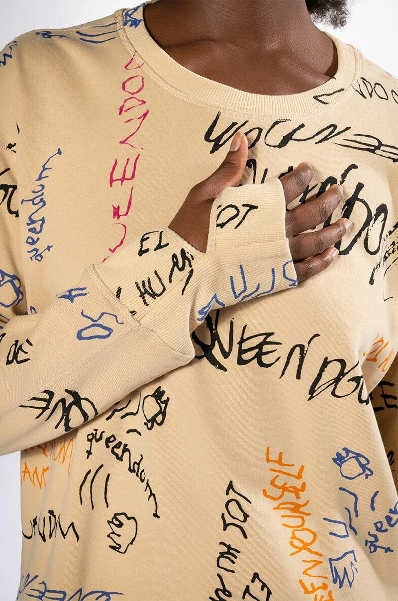 ROYALTY DRAWING CREWNECK SWEATSHIRT - Image 6