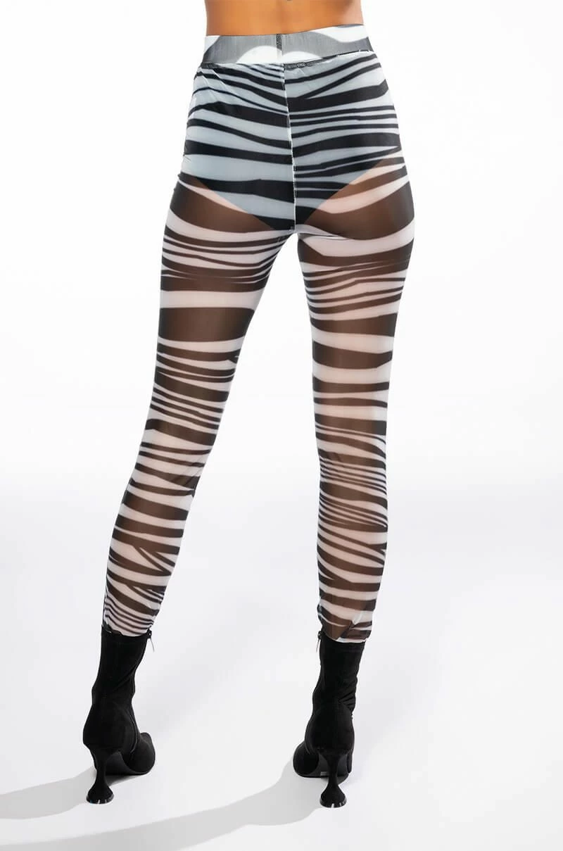 SET YOU STRAIGHT MESH LEGGING - Image 5
