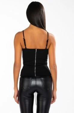 SEXY LIL THANG LACE UP CORSET TANK -AKIRA store sexy lil thang lace up corset tank black 5 5