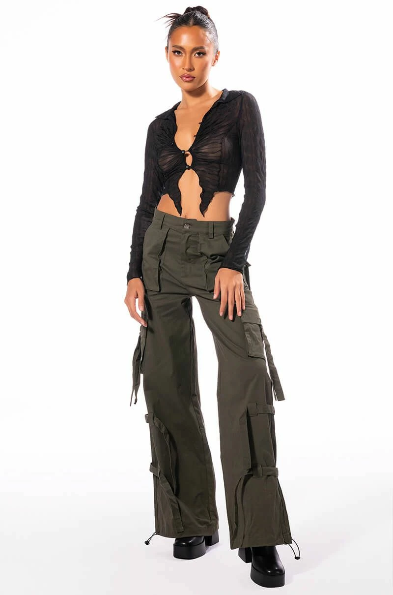 SPOIL YOU LONG SLEEVE COLLARED TOP 2 SPOIL YOU LONG SLEEVE COLLARED TOP - Image 2
