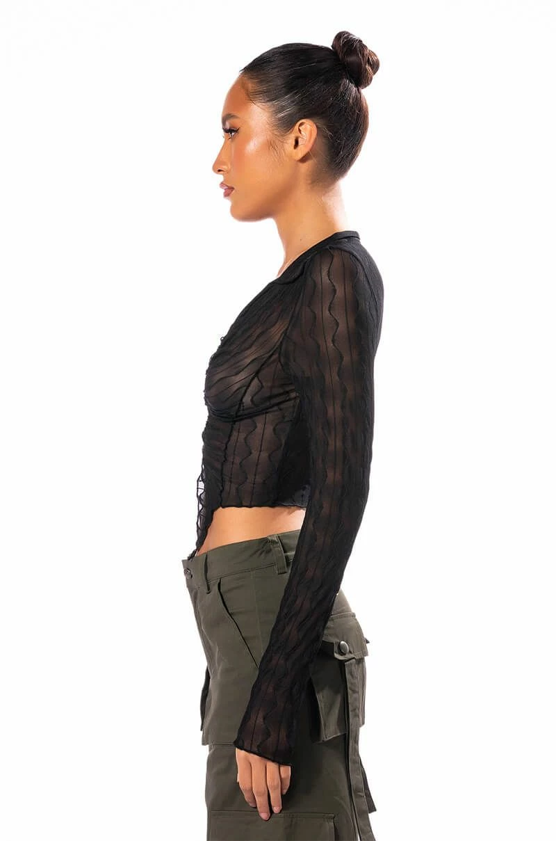 SPOIL YOU LONG SLEEVE COLLARED TOP 5 SPOIL YOU LONG SLEEVE COLLARED TOP - Image 5