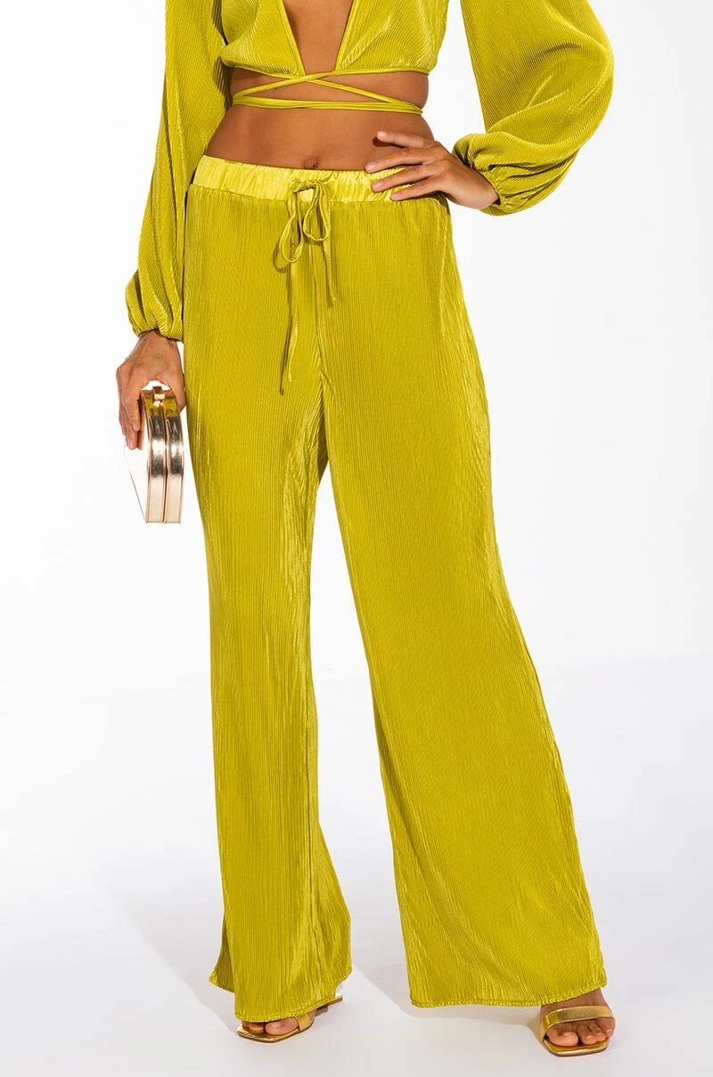 SWEET APPLE PLISSE PALAZZO PANT 1 SWEET APPLE PLISSE PALAZZO PANT