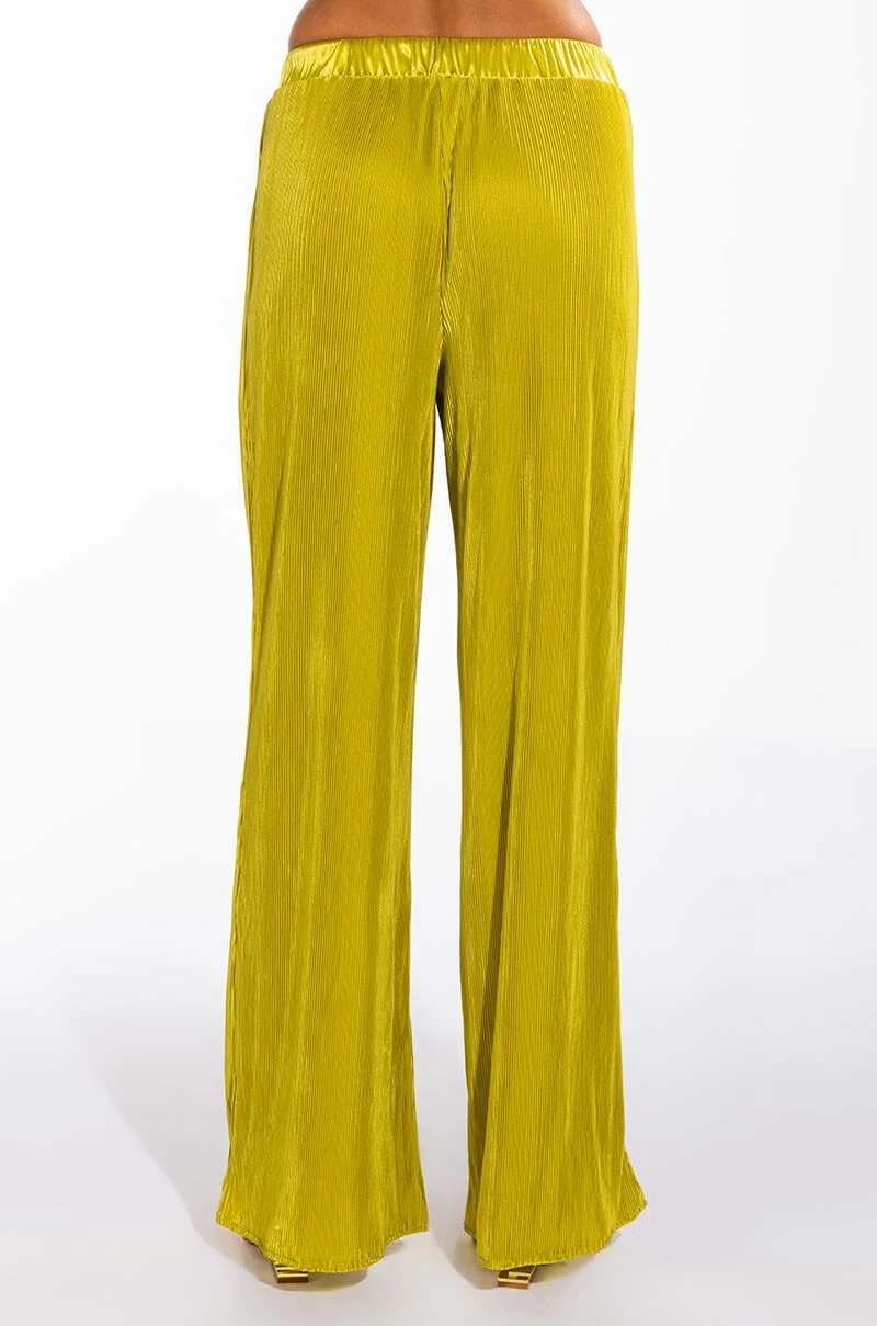 SWEET APPLE PLISSE PALAZZO PANT 5 SWEET APPLE PLISSE PALAZZO PANT - Image 5