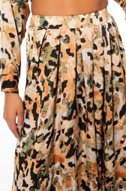 SWEET LOVE WIDE PALAZZO PANT 12 SWEET LOVE WIDE PALAZZO PANT -AKIRA store sweet love wide palazzo pant beige multi 6 6 c1 c1 c1