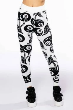 SWEET LUCK SWEATER LEGGING 9 SWEET LUCK SWEATER LEGGING -AKIRA store sweet luck sweater legging white black 3 3