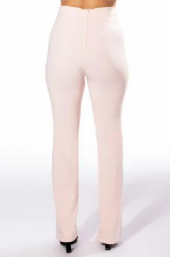 TINO SMALL KEYHOLE TROUSER 15 TINO SMALL KEYHOLE TROUSER -AKIRA store tino small keyhole trouser light pink 7 7 c1