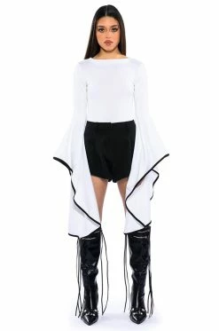 TRACY DRAMATIC SLEEVE BODYSUIT