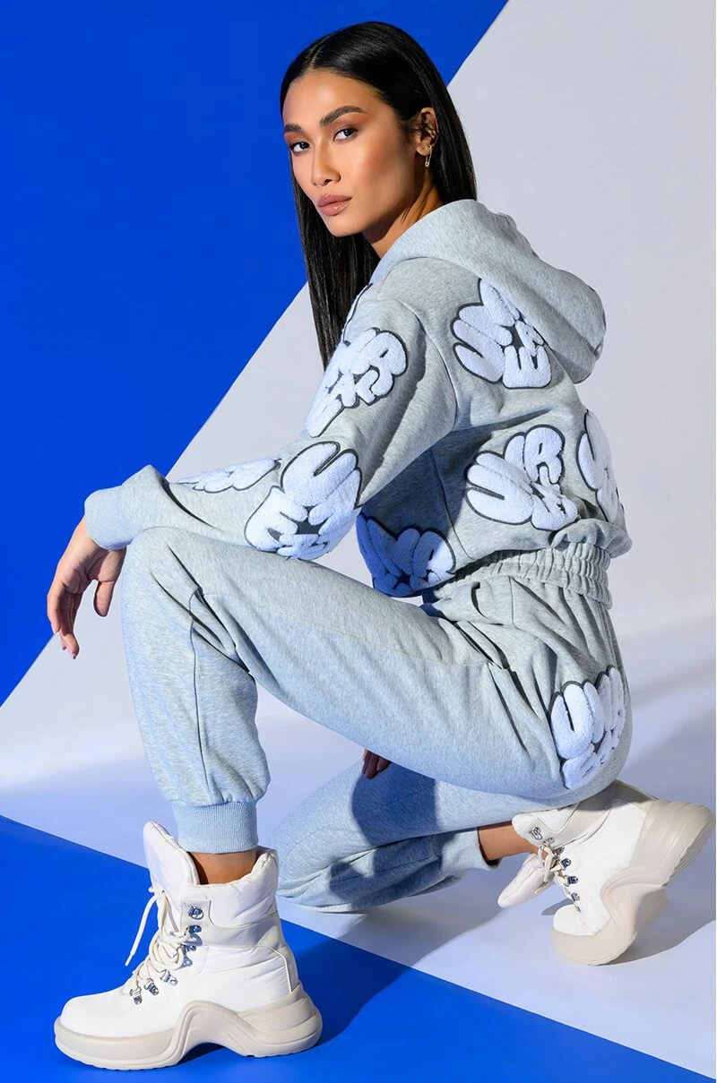 UNREAL JOGGER WITH PATCHES 2 UNREAL JOGGER WITH PATCHES - Image 2