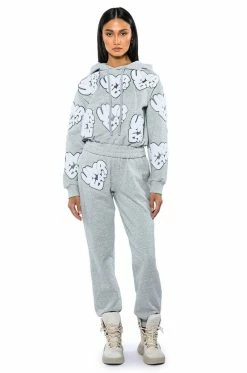 UNREAL JOGGER WITH PATCHES 13 UNREAL JOGGER WITH PATCHES -AKIRA store unreal jogger with patches heather grey 5 5