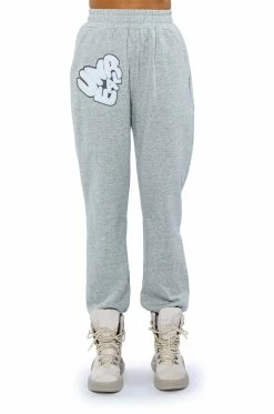 UNREAL JOGGER WITH PATCHES 14 UNREAL JOGGER WITH PATCHES -AKIRA store unreal jogger with patches heather grey 6 6