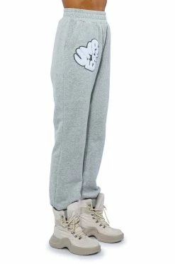 UNREAL JOGGER WITH PATCHES 15 UNREAL JOGGER WITH PATCHES -AKIRA store unreal jogger with patches heather grey 7 7