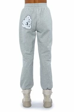UNREAL JOGGER WITH PATCHES 16 UNREAL JOGGER WITH PATCHES -AKIRA store unreal jogger with patches heather grey 8 8