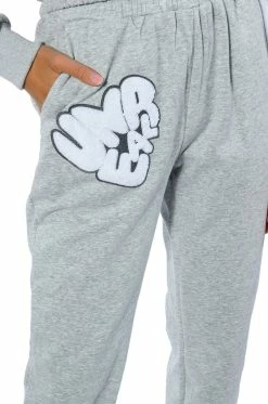 UNREAL JOGGER WITH PATCHES 17 UNREAL JOGGER WITH PATCHES -AKIRA store unreal jogger with patches heather grey 9 9
