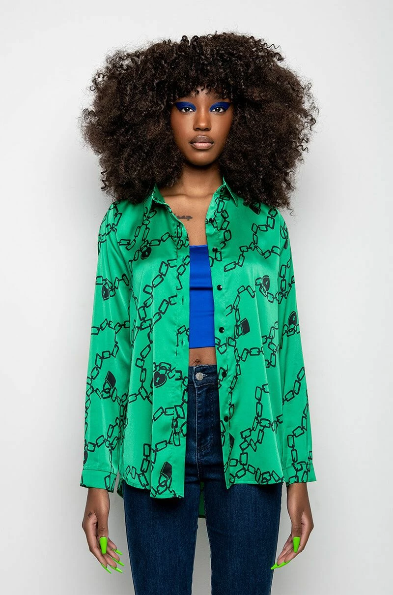 WHAT'S NEW BUTTON UP BLOUSE 3 WHAT'S NEW BUTTON UP BLOUSE - Image 3